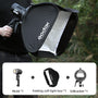 Godox ML60 60W LED Light Silent Mode Portable Brightness Adjustment Support Li-ion with AC Power Supply Outdoor LED Light