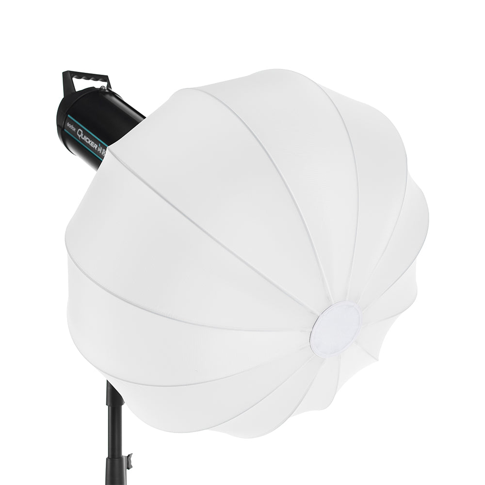 AMBITFUL 65cm 25.6" Lantern Foldable Quick-install Portable Round Shape Softbox Light for Bowens Profoto Elinchrom Studio Flash