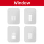 AMBITFUL AL-16 Focalize Conical Snoots Light Shadow Template Modeling Piece with Chinese Modern Window Pastoral Style