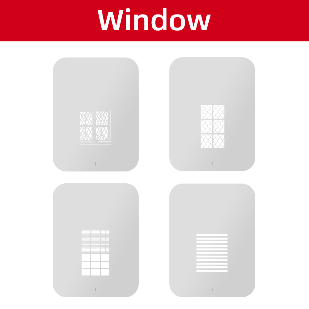 AMBITFUL AL-16 Focalize Conical Snoots Light Shadow Template Modeling Piece with Chinese Modern Window Pastoral Style