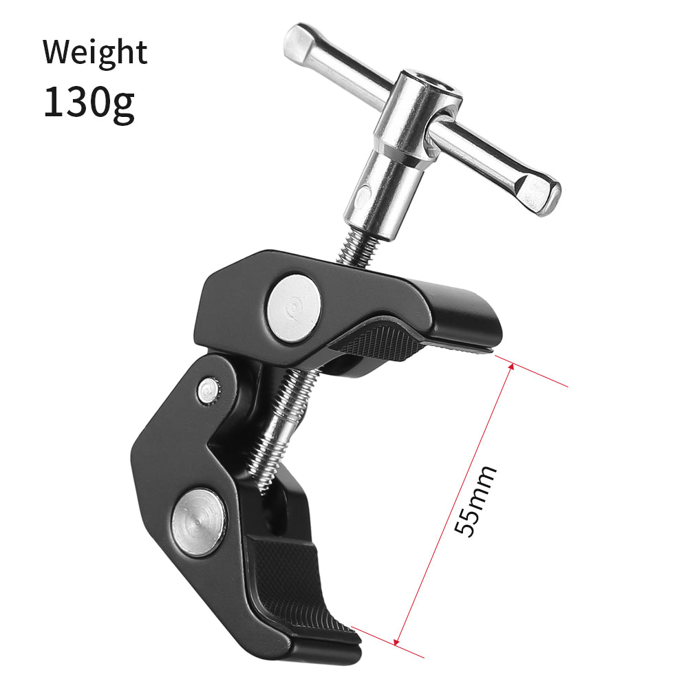 AMBITFUL Magic Articulated Arm Crab Claw Clamp Tongs Pliers Clip Bracket for Studio Flash Light LED Light Tripod Monopod