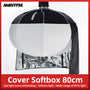 AMBITFUL 80cm 31.5" Lantern Foldable Quick-install Portable Round Shape Softbox Light for Bowens Profoto Elinchrom Studio Flash