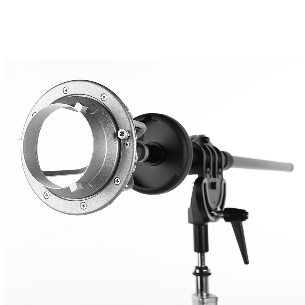 AMBITFUL AL-06 Bowens Softbox Reflector Extendable Bracket Mount Adapter for Bowens Elinchrom Profoto Mount Speedlite Flash
