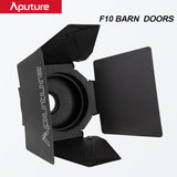 Aputure F10 Barndoors for F10 Fresnel LS 600D 600X Pro 300X 300D 120D Bowens Mount LED Lights 8-Leaf Design & Negative Reflector