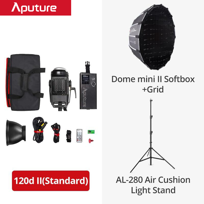Aputure Light Storm LS C120D Mark 2 120D II Led Continuous Output Lighting Ultimate Upgrade 30,000 Lux @0.5m Supports DMX 5 