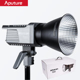 Aputure Amaran 100D 200D LED Video 130W CRI95+ TLCI96+ 39,500 lux@1m Bluetooth App Control 8 Lighting Effects DC/AC Power Supply