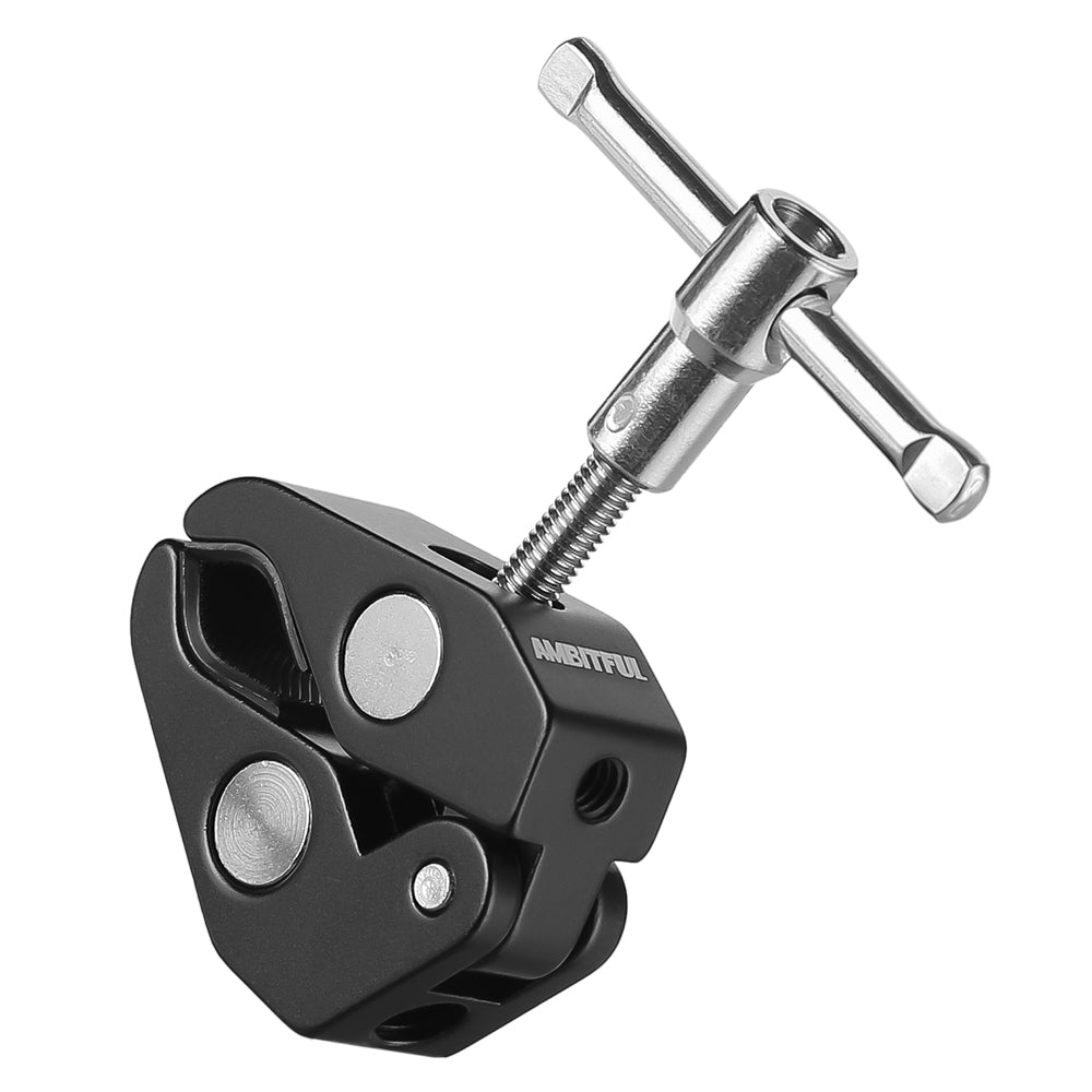AMBITFUL Magic Articulated Arm Crab Claw Clamp Tongs Pliers Clip Bracket for Studio Flash Light LED Light Tripod Monopod