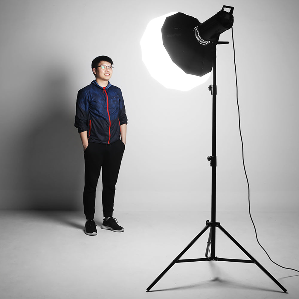 AMBITFUL 65cm 25.6" Lantern Foldable Quick-install Portable Round Shape Softbox Light for Bowens Profoto Elinchrom Studio Flash