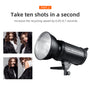 Godox SK400II 400Ws GN65 Professional Studio Flash Strobe with Built-in 2.4G Wireless X System Creative Shooting SK400 Upgrade