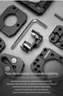 AMBITFUL protable 360 Paranomic Hot Shoe ballhead Monitor Base Mount Bracket Holder Universal for DSLR Cameras LED Video Lights