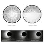 AMBITFUL P120 120CM 16 Metal Rods Deep Parabolic Softbox + Honeycomb Grid for Bowens Profoto Elincrhom Mount Flash Softbox