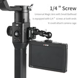AMBITFUL Adjustable Universal Magic Arm with Small Ballhead for Camera Monitor / LED Light Support with 1/4 Screw