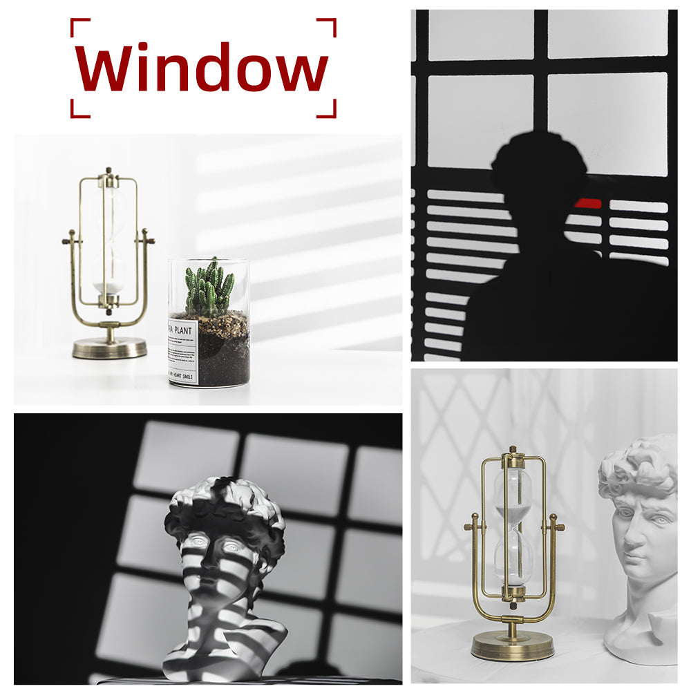 AMBITFUL AL-16 Focalize Conical Snoots Light Shadow Template Modeling Piece with Chinese Modern Window Pastoral Style