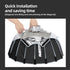 AMBITFUL Portable P60 60CM Quickly Fast Installation Deep Parabolic Softbox + Honeycomb Grid for Bowens Profoto Elinchrom Flash