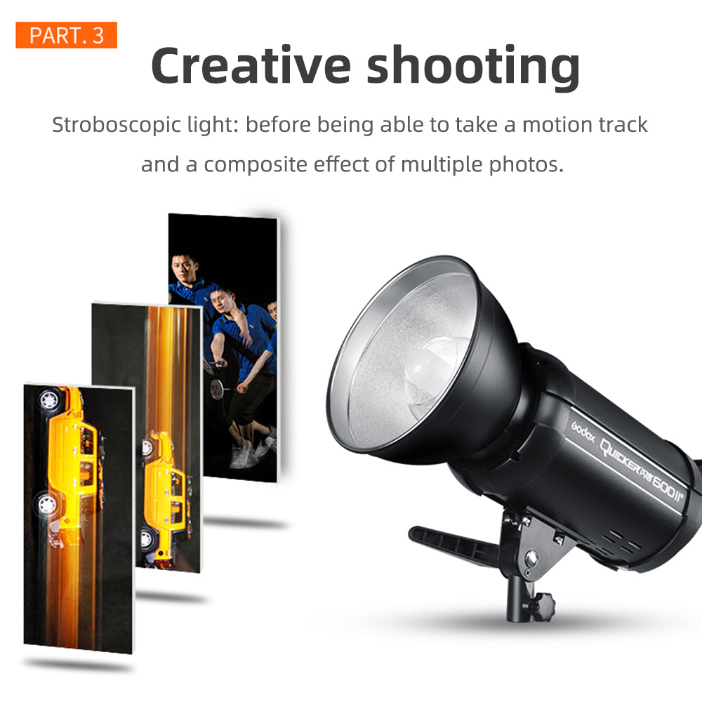 Godox SK400II 400Ws GN65 Professional Studio Flash Strobe with Built-in 2.4G Wireless X System Creative Shooting SK400 Upgrade