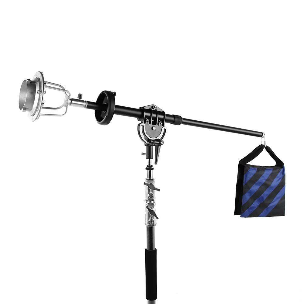 AMBITFUL AL-06 Bowens Softbox Reflector Extendable Bracket Mount Adapter for Bowens Elinchrom Profoto Mount Speedlite Flash