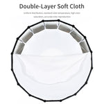 AMBITFUL P90 90CM Quickly Release Parabolic Deep Softbox + Honeycomb Grid