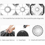 AMBITFUL P120 120CM 16 Metal Rods Deep Parabolic Softbox + Honeycomb Grid for Bowens Profoto Elincrhom Mount Flash Softbox