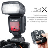 Godox TT600 2.4G Wireless Camera Flash Speedlite + X1T-C/N/F Transmitter Wireless Flash Trigger for Canon Nikon Fujifilm Olympus