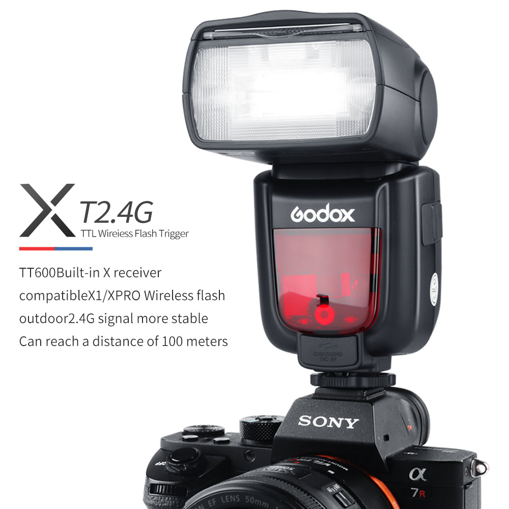 Godox TT600 2.4G Flash Speedlite for Canon Nikon Pentax Olympus Fujifilm  Panasonic Pentax Cameras