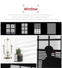 AMBITFUL AL-16 Focalize Conical Snoots Light Shadow Template Modeling Piece with Chinese Modern Window Pastoral Style