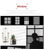 AMBITFUL AL-16 Focalize Conical Snoots Light Shadow Template Modeling Piece with Chinese Modern Window Pastoral Style