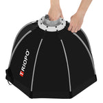 Triopo 55cm Speedlite Portable Octagon Umbrella Softbox + Honeycomb Grid Outdoor Flash Soft Box for Canon Godox