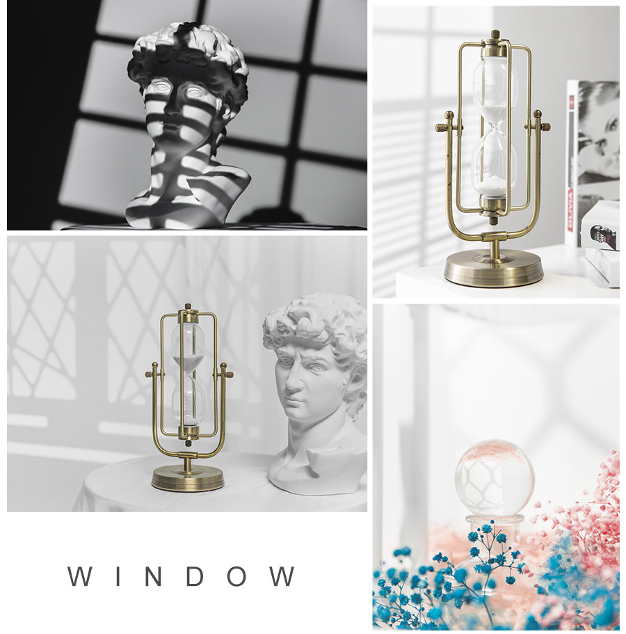 AMBITFUL AL-16 Focalize Conical Snoots Light Shadow Template Modeling Piece with Chinese Modern Window Pastoral Style