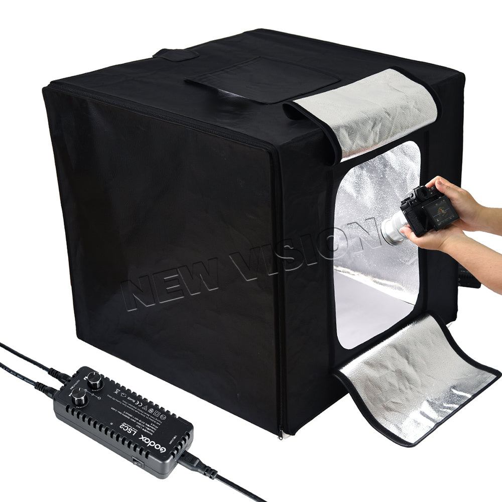 Godox LSD40 40*40cm 40W LED Photo Studio Softbox Light Tent SoftBox +AC Adapter +PVC Backgrounds for Phone DSLR Shooting Product