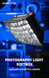 AMBITFUL LEDP60C LED Video Soft Light Diffuser Honeycomb Grid Softbox (Softbox Only)