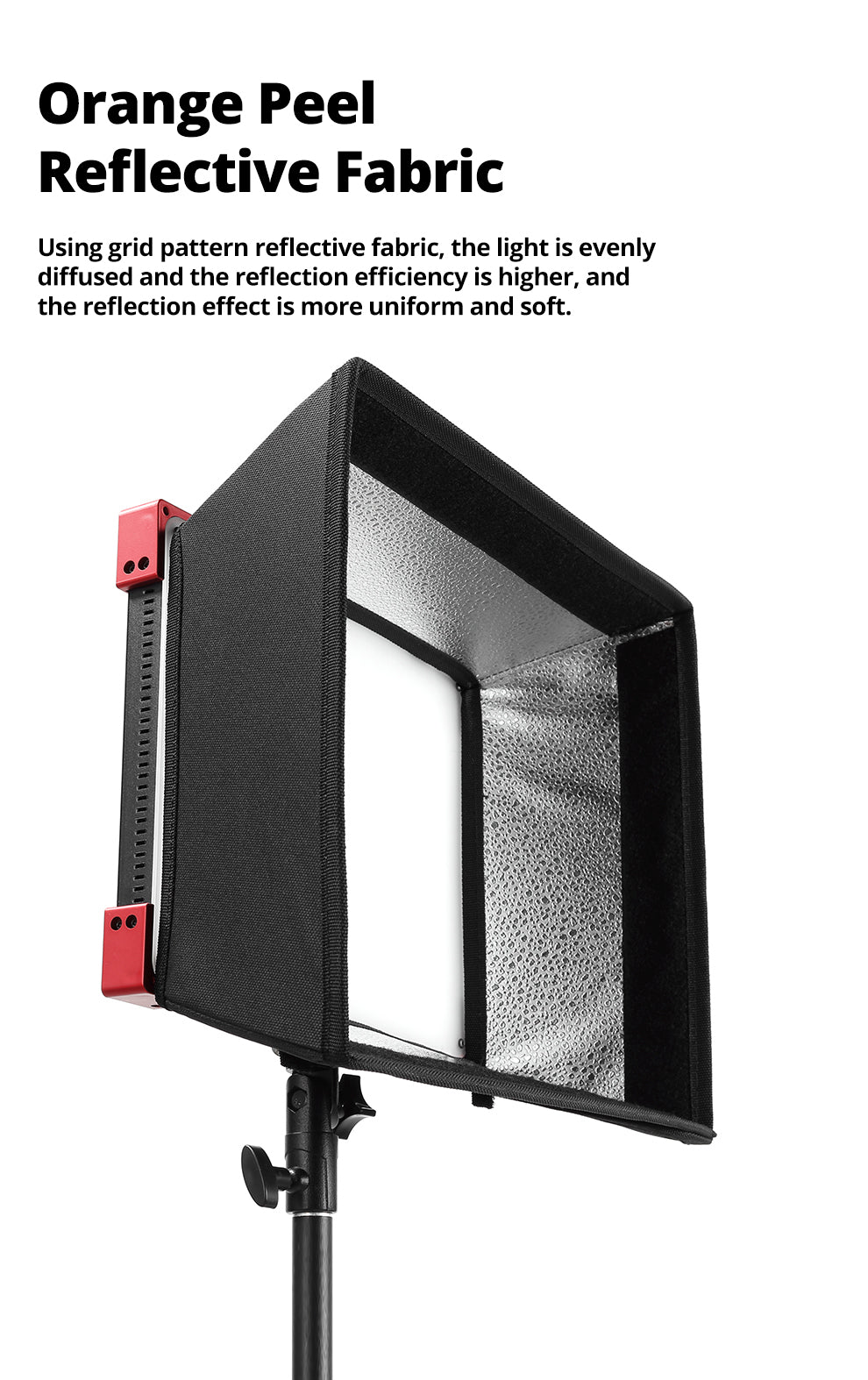 AMBITFUL LEDP60C LED Video Soft Light Diffuser Honeycomb Grid Softbox (Softbox Only)