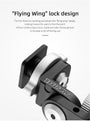 AMBITFUL protable 360 Paranomic Hot Shoe ballhead Monitor Base Mount Bracket Holder Universal for DSLR Cameras LED Video Lights