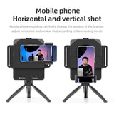 Mini Teleprompter Portable Inscriber Mobile Teleprompter Artifact Video With Remote Control for  Phone and DSLR Recording