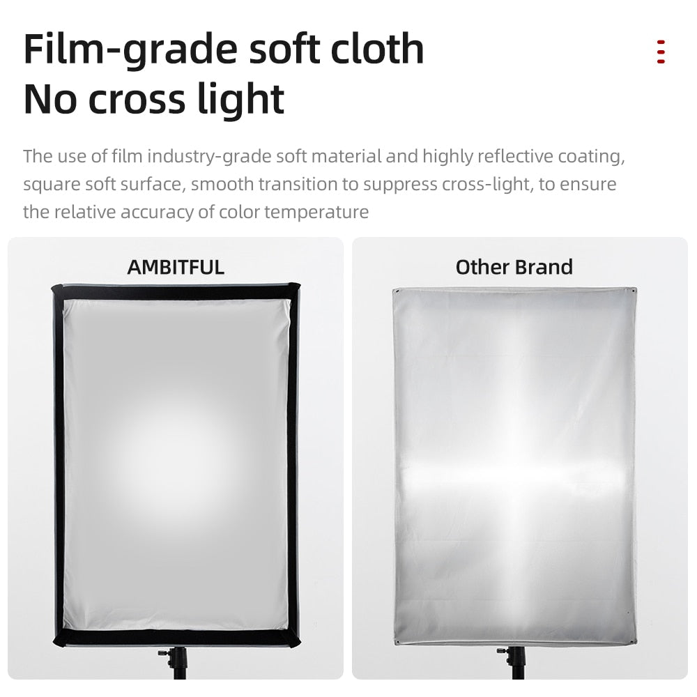 AMBITFUL  60 x 90cm Softbox with Honeycomb Grid