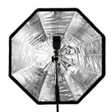Godox Portable 80cm 32" Octagon Umbrella Softbox with Honeycomb Grid,Light Stand,Hot Shoe Holder Bracket for Flash Speedlight
