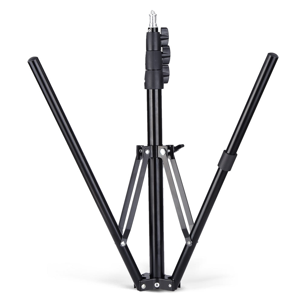 180cm Reverse Fold 4 Section Light Stand for Studio Flash,Portable Softbox,Flash Holder and Bracket