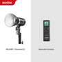 Godox ML60Bi ML60 Bi 60W Bi-Color LED Light Silent Mode Portable Brightness Adjustment Support Li-ion Outdoor LED Light