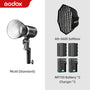 Godox ML60 60W LED Light Silent Mode Portable Brightness Adjustment Support Li-ion with AC Power Supply Outdoor LED Light