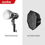 Godox ML60 60W LED Light Silent Mode Portable Brightness Adjustment Support Li-ion with AC Power Supply Outdoor LED Light