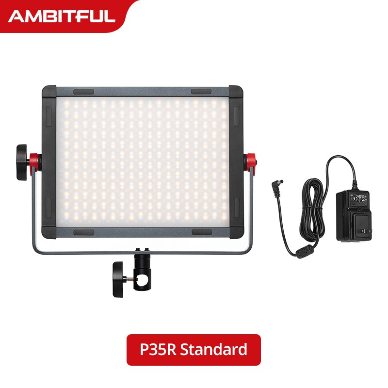 Ambitful 30W P35R RGB Full Color Fill Light 2800-6800K LED Video Light Panel Support App Control for Live Video Photography