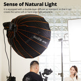 Godox QR-P70 70CM QR-P90 90CM QR-P120 120CM Quickly Release Parabolic Deep Softbox +Honeycomb Grid for Bowens Mount Studio Flash