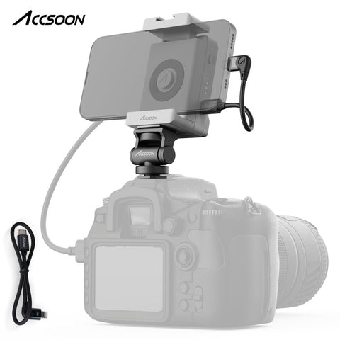 Accsoon SeeMo Video Transmitter Adapter Holder HDMI to Video Capture Adapter for iPad iPhone 14 Pro Monitor Recording  Filmmaker