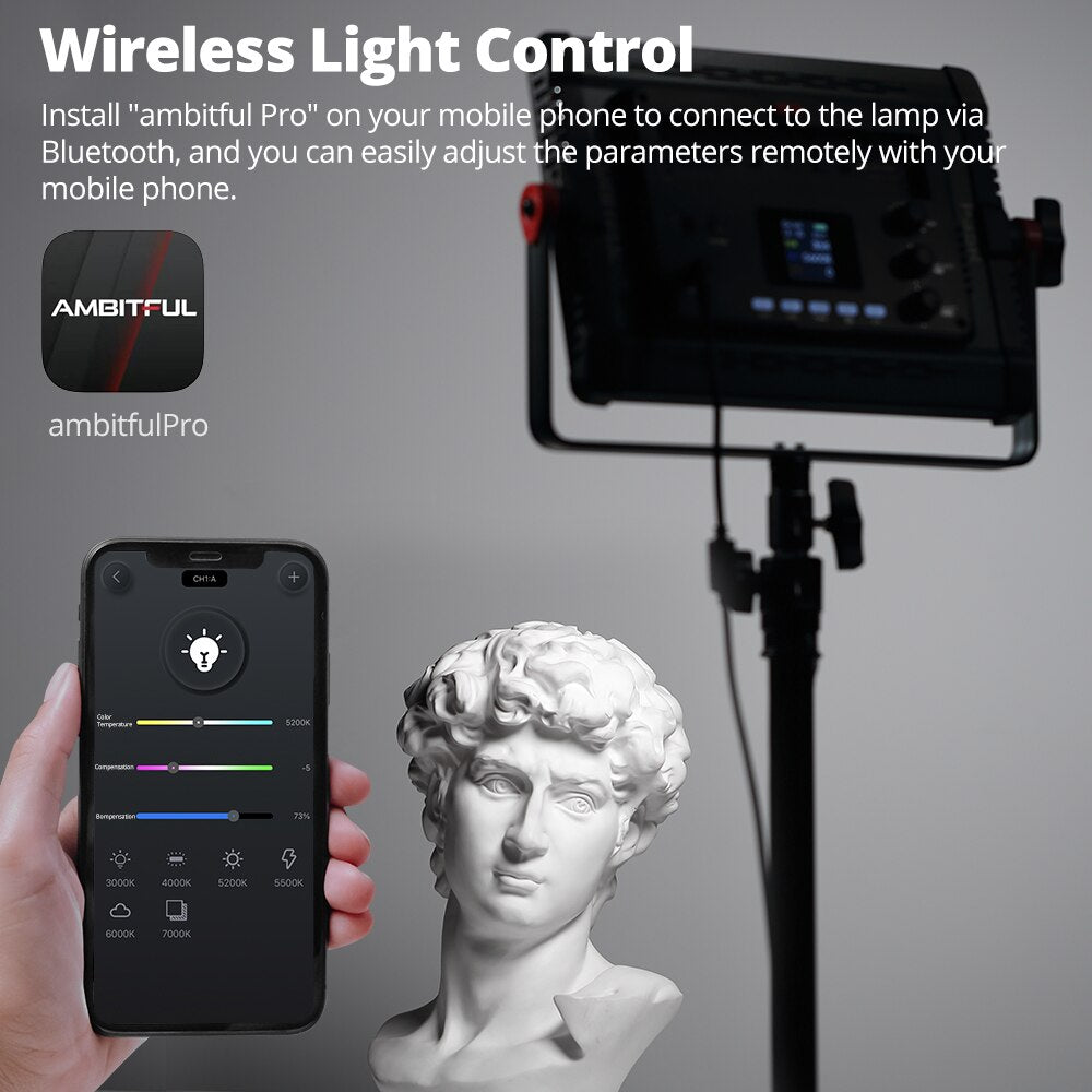 Ambitful P35R RGB Video Lighting