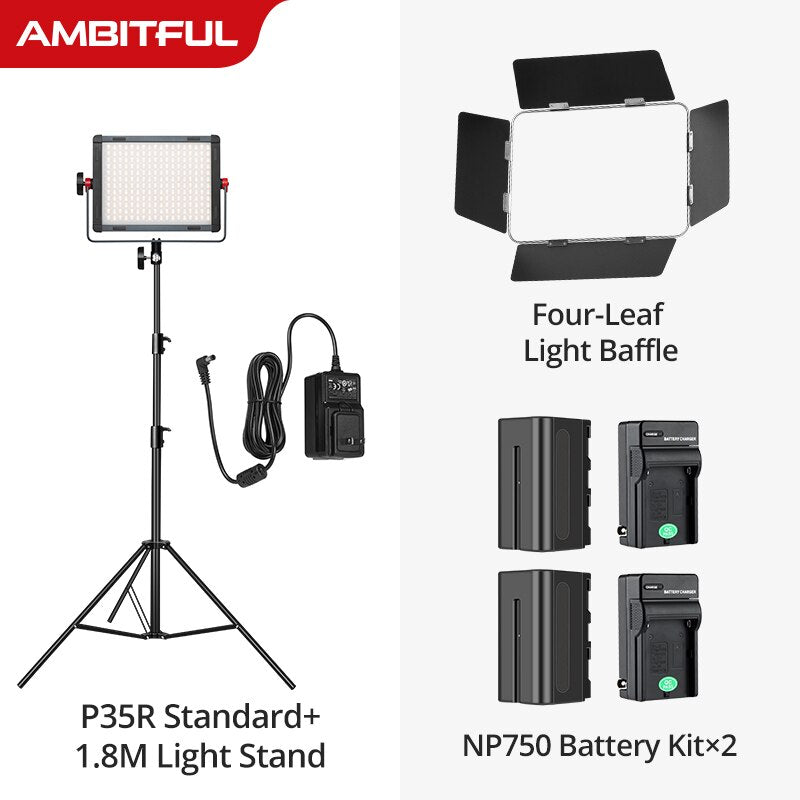 Ambitful P35R RGB Video Lighting
