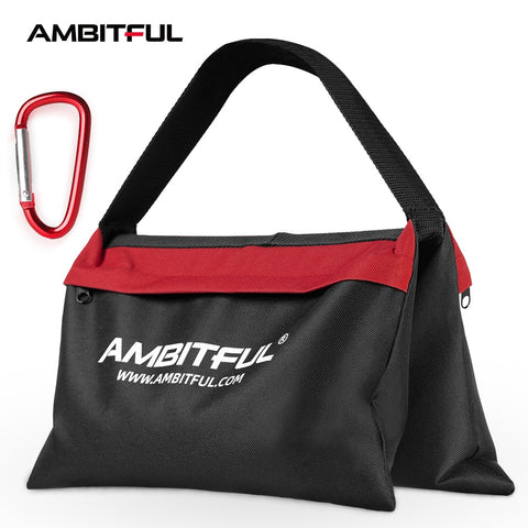 Ambitful 44x33cm Load-Bearing Sandbag Photography Studio Video Stage Film Heavy Duty Sandbag  for Light Stands Boom Arms Tripods