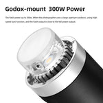 Godox 300Ws TTL 2.4G 1/8000 HSS AD300Pro Outdoor Flash Light with Battery for Canon Nikon Sony Fuji Olympus Pentax