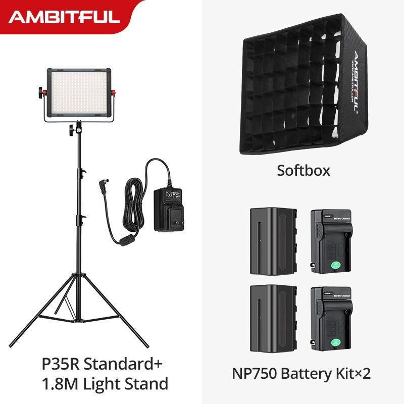 Ambitful P35R RGB Video Lighting