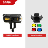 Godox FV150 150W FV200 200W High Speed Sync Flash LED Light with Built-in 2.4G Wireless Receiver + Remote Control