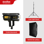Godox FV150 150W FV200 200W  Flash LED Light  + Remote Control