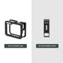 AMBITFUL Metal Vlog Case Cage for Gopro Hero 8 Extend Cold Shoe Mount for Microphone LED Light